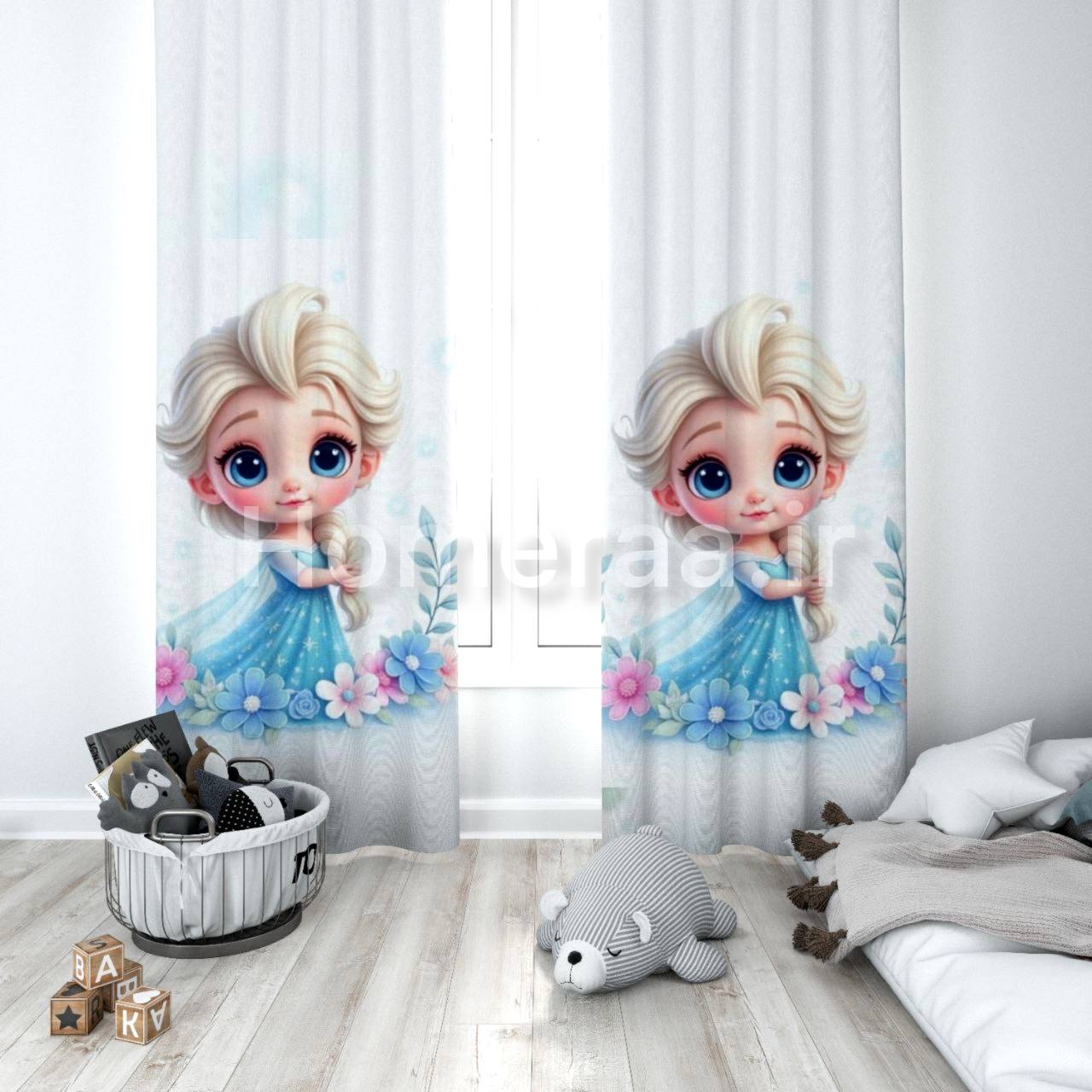 پرده پانچی دخترانه السا ۶۲۸۹