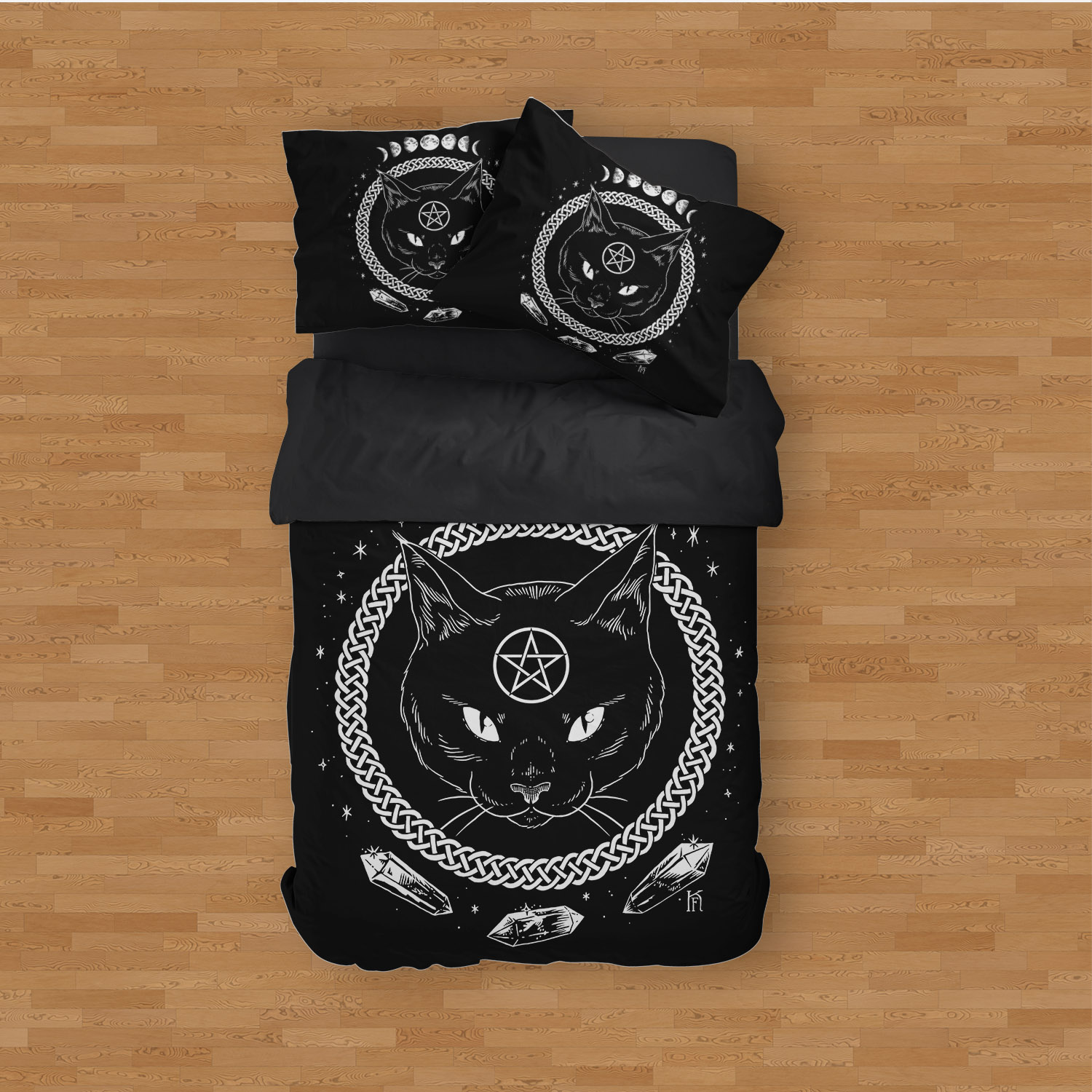 روتختی  اسپرت طرح گربه سیاه 39304