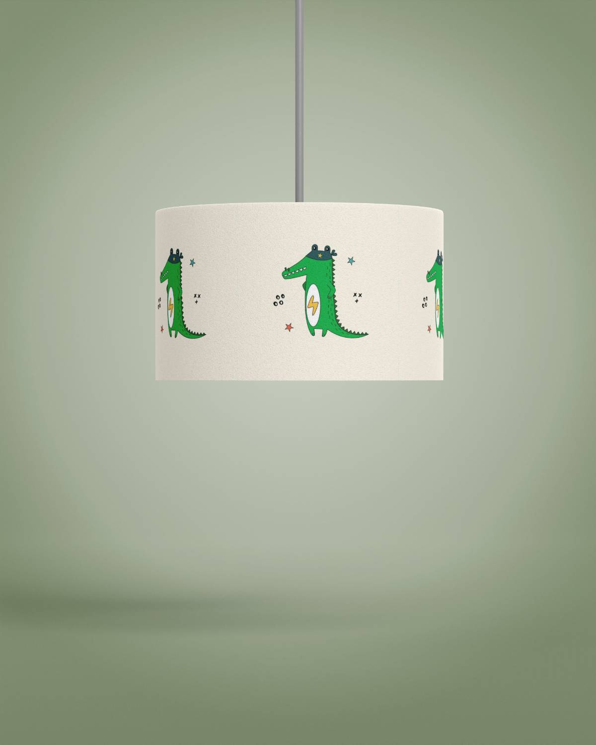 لوستر پسرانه طرح کروکودیل