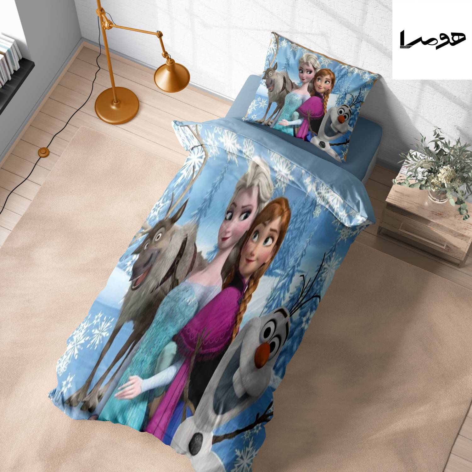 روتختی دخترانه طرح  السا و انا فروزن