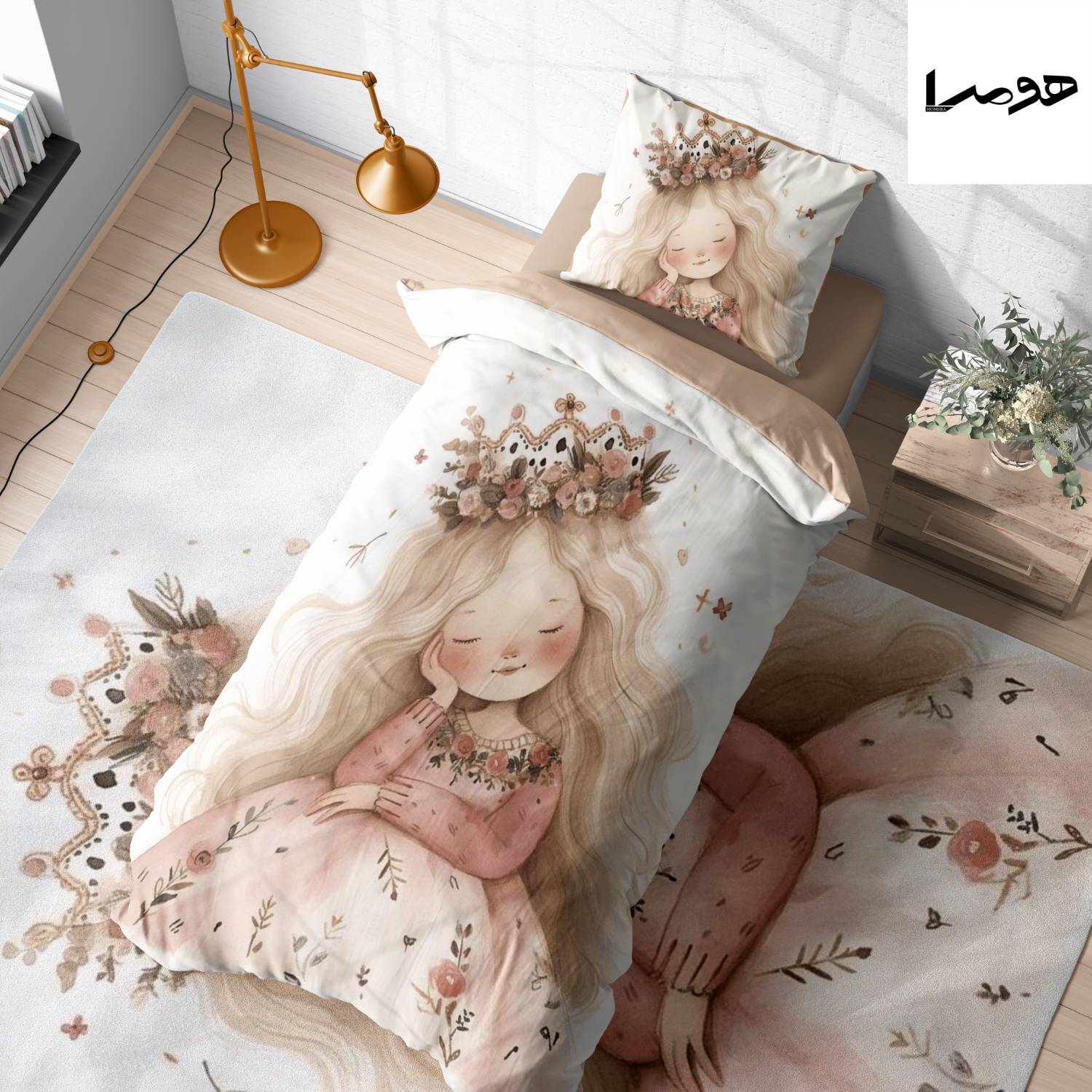 روتختی دخترانه طرح پرنسس