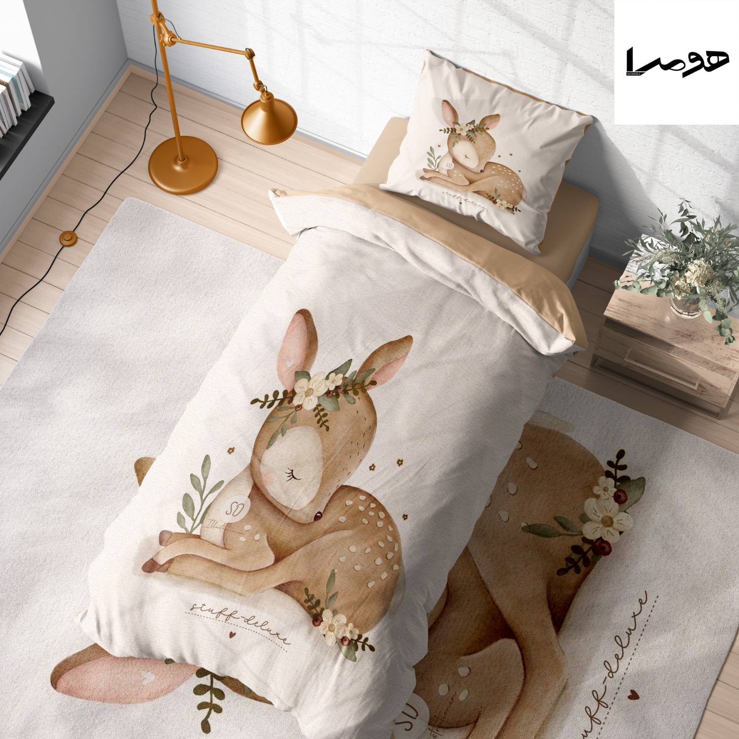 روتختی دخترانه طرح اهو